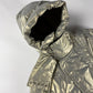 Prada Bright Silver Thermal Shearling Lining Astronaute Parka Jacket 2000s - M