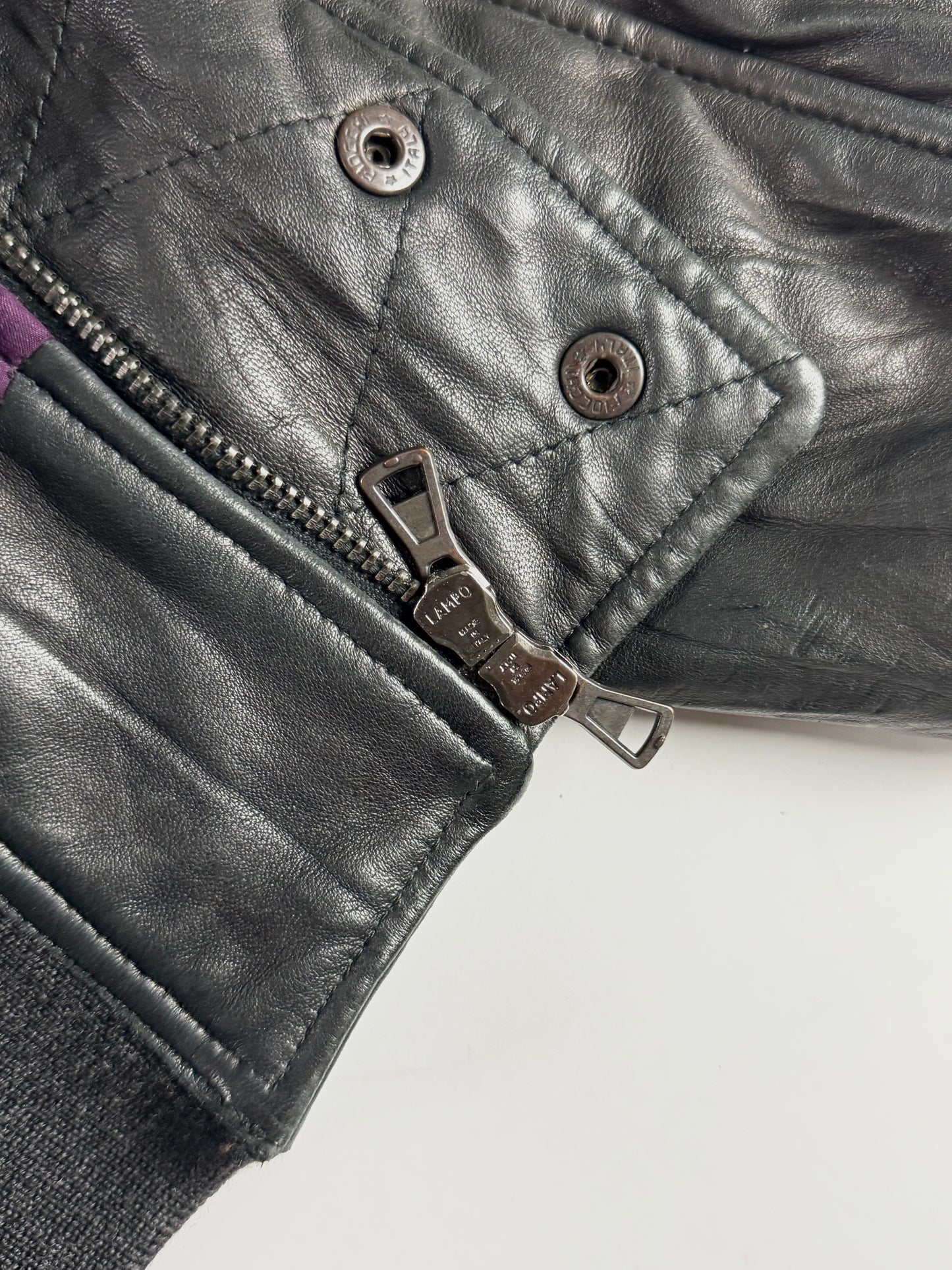 Jean Paul Gaultier Oversize Fur Covered Sheepskin Leather Bomber Jacket FW 2003 - S