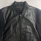 Louis Vuitton Sample Black Wool Sleeves Epi Leather Bomber Jacket Pre Fall 2013 - M