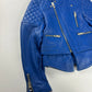 Balenciaga Nicolas Ghesquière Perfecto Royal Blue Leather Cobalt Rider SS 2011 - XS