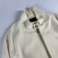 Prada Leather Patched Cream Harrington Jacket 2000s - L