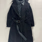 Dirk Bikkembergs Fleece Nylon Belted Coat 2000s - S
