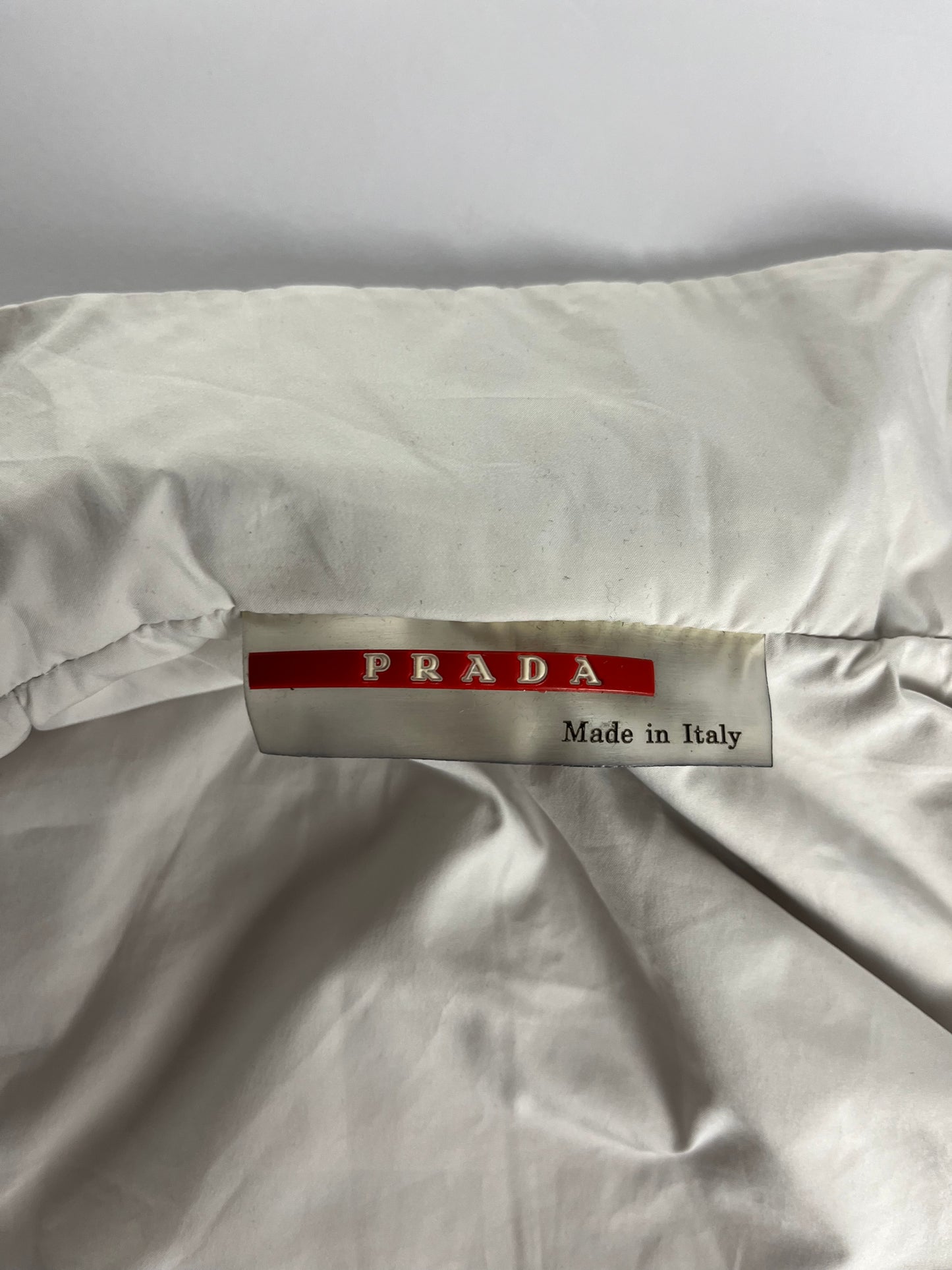 Prada Linea Rossa Light White Nylon Jacket SS 2000 - M