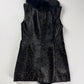 Prada Leopard Ponyhair Print Coyote Fur Trimmed Sleeveless Coat FW 2012 - XS