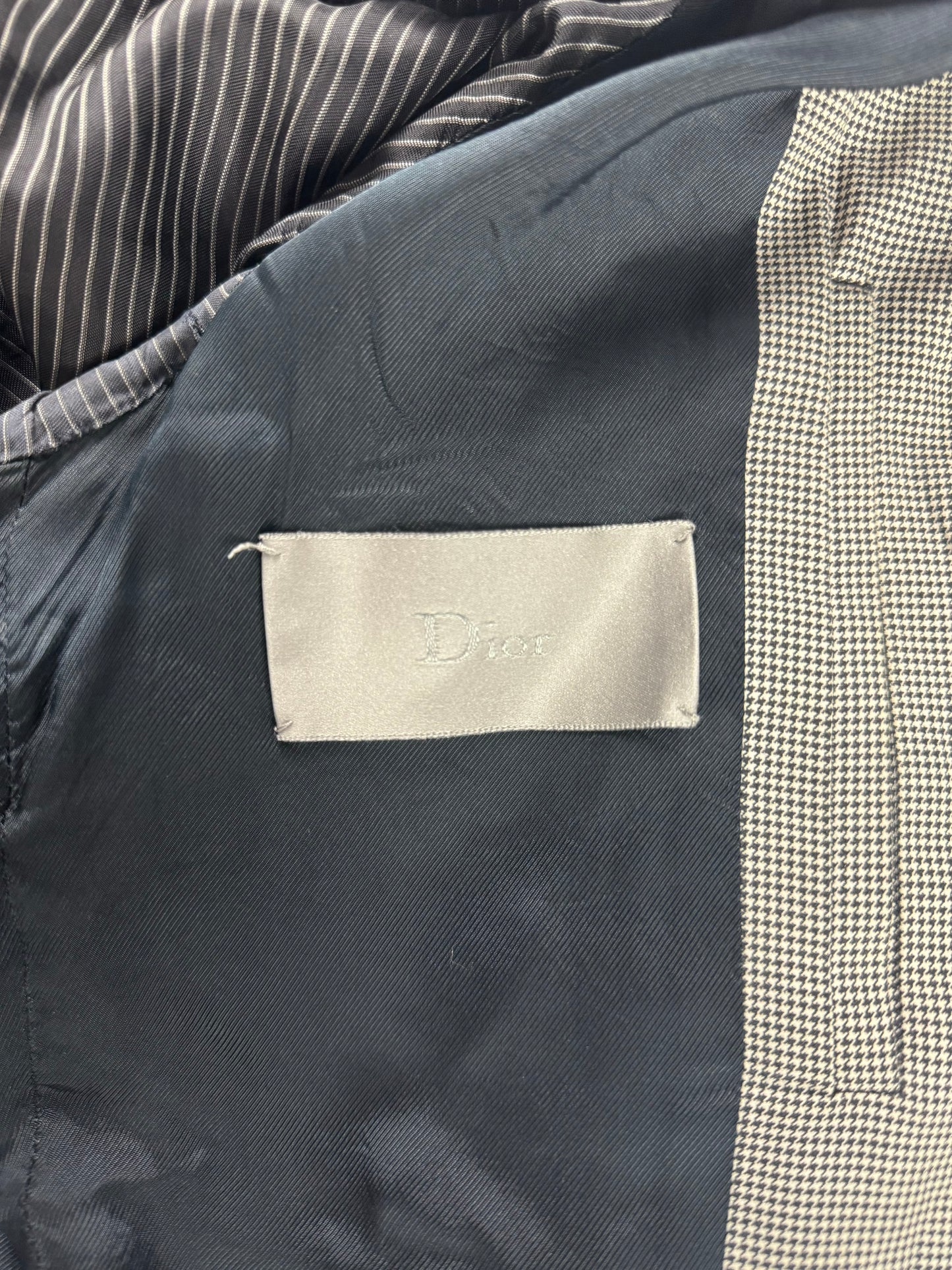 Dior Homme Kris Van Assche Ribbed Silk Rider Jacket SS 2008 - M