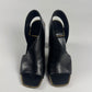Celine Calfskin Square Toe Asymmetrical Heel Slingback Scandal Pumps SS 2015 - 38 EU