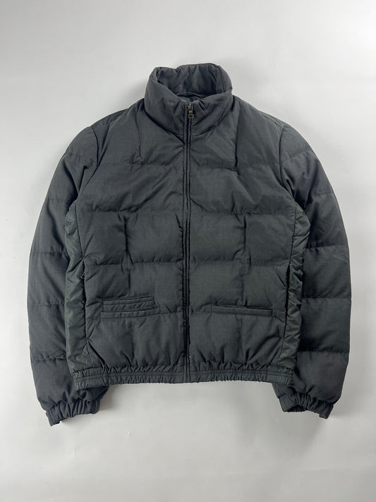 Prada Grey Nylon Puffer Jacket FW 2010 - L