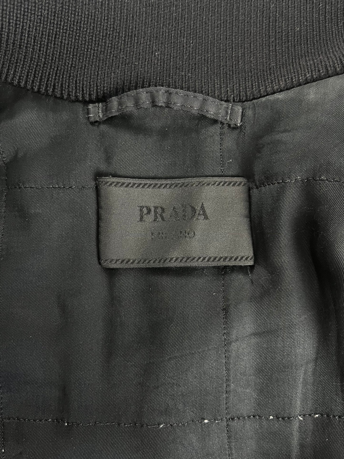 Prada Nylon Padded Blouse Bomber Jacket FW 2008 - M