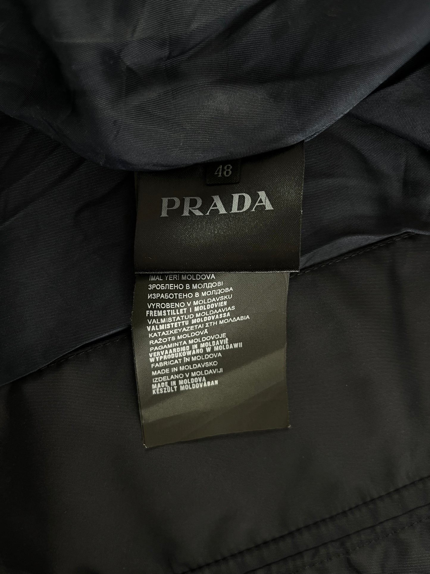 Prada Marine Double Zip Trucker Jacket FW 2014 - M