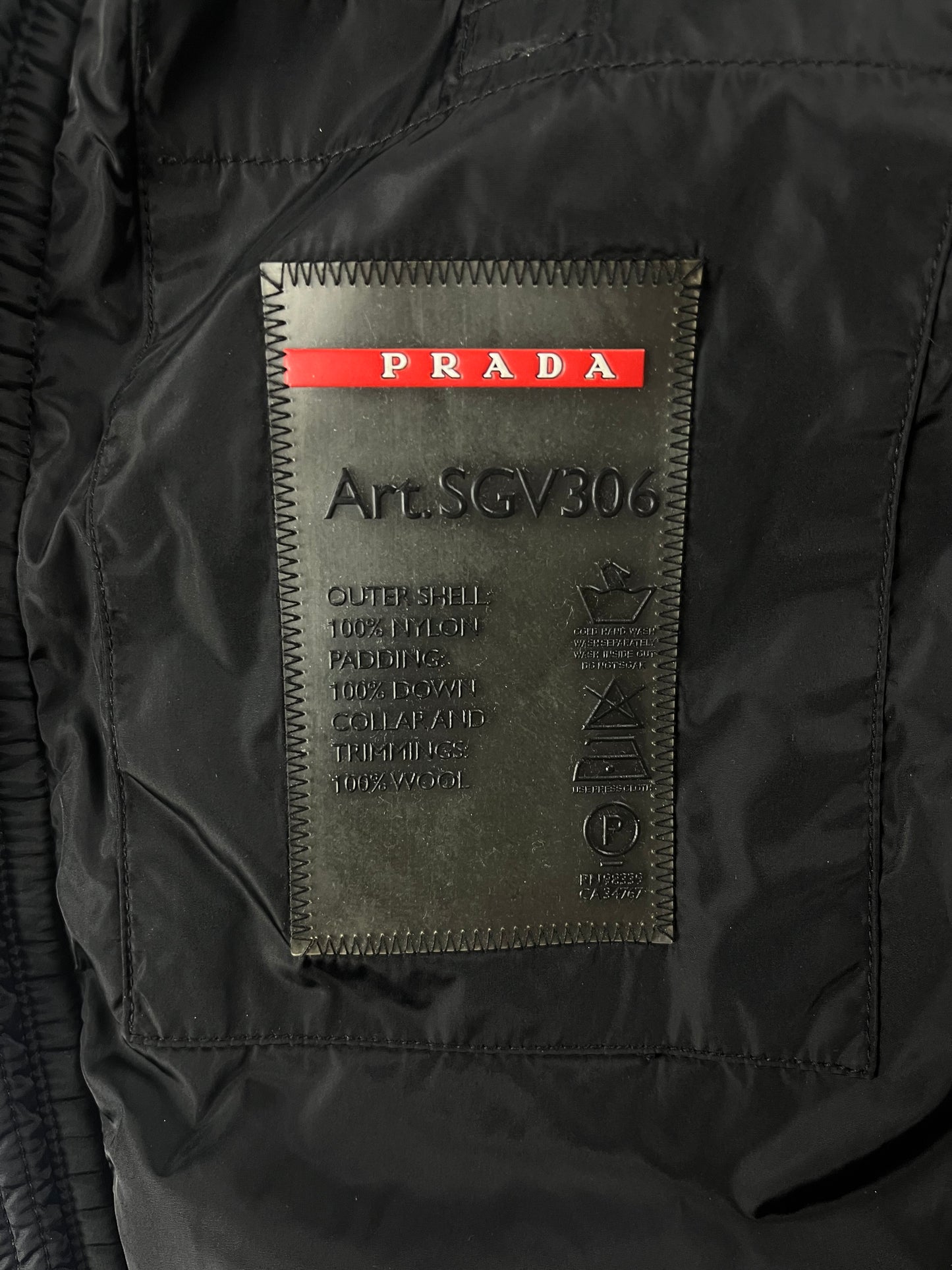 Prada Double Belted Puffer Jacket FW 2008 - M