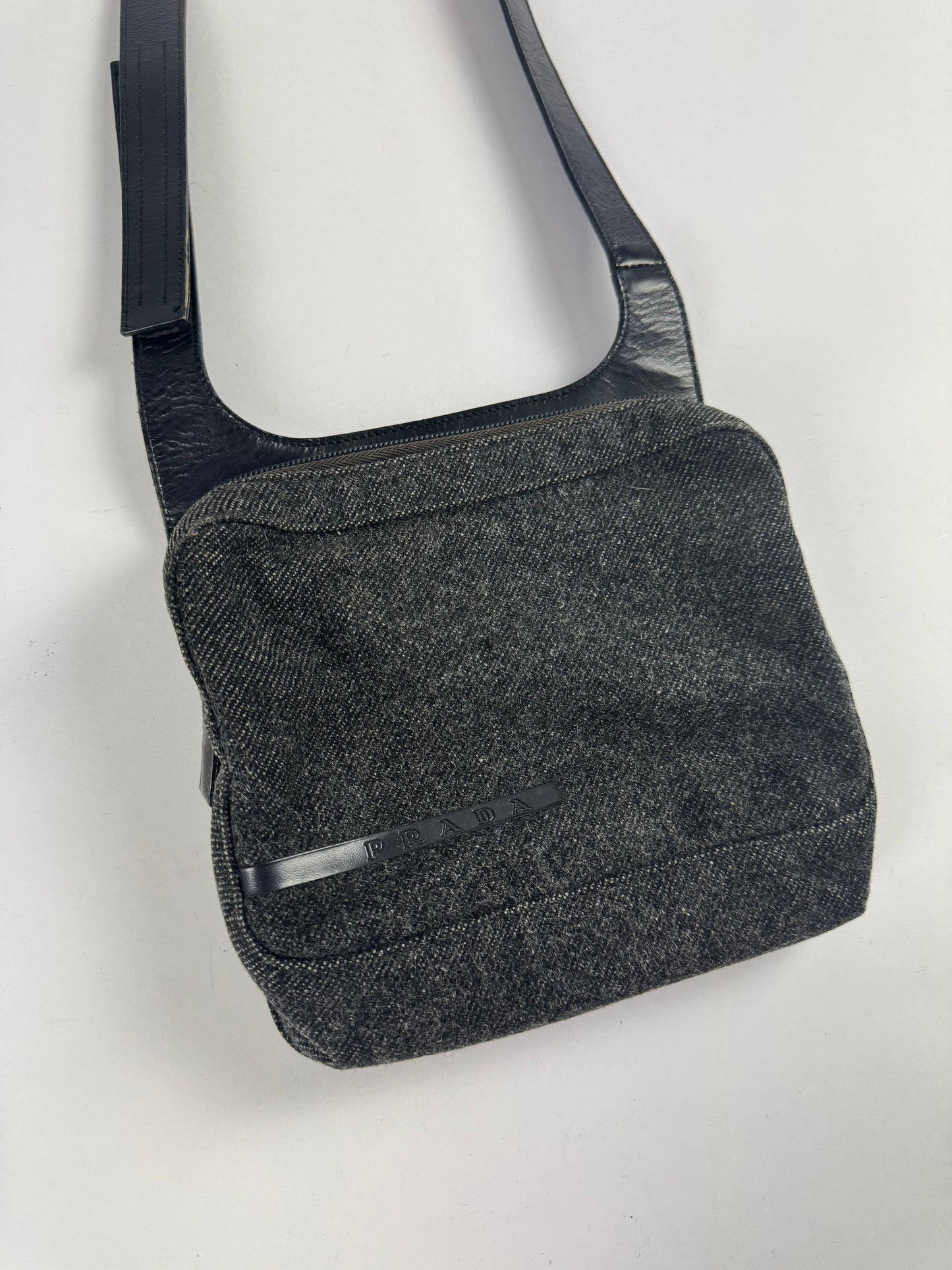 Prada Strapped Leather Shoulder Bag SS 1999 - OS