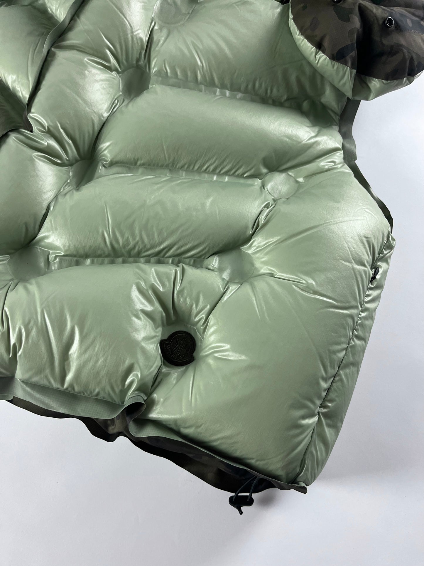 Moncler Genius x Dingyun Zhang Green Reversible Down Zadena Vest - S