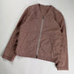 Hermès Sample Pink Lightweight V Neck Blouson Exposed Stitching SS 2022 - M
