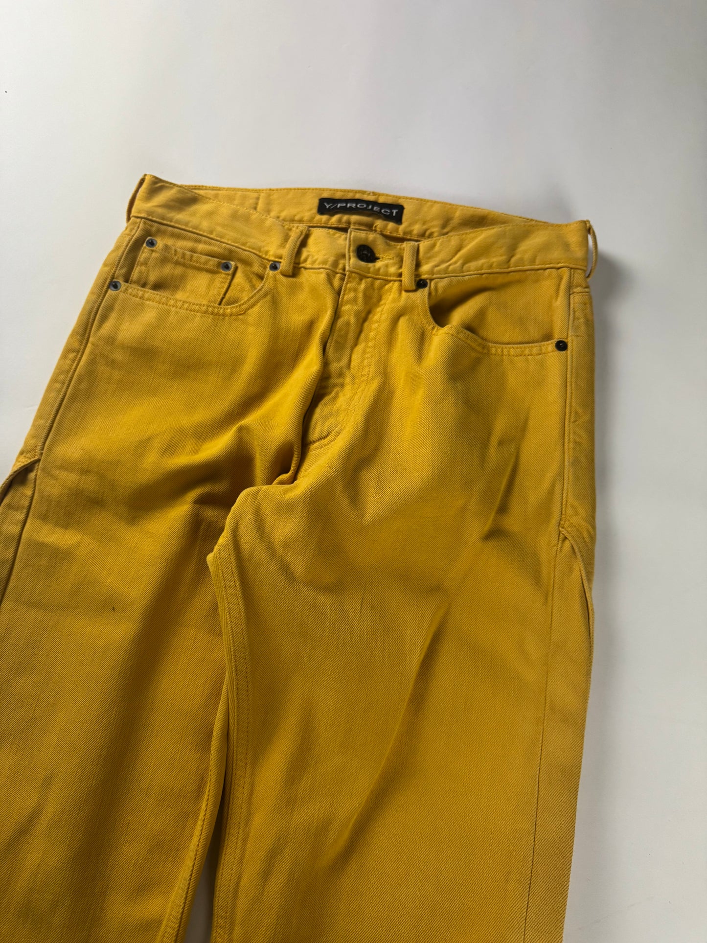 Y/Project Sample Fly Layered Yellow Pants SS 2019 - S