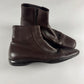 Prada Brown Leather Mid Boots FW 1999 - 42 EU