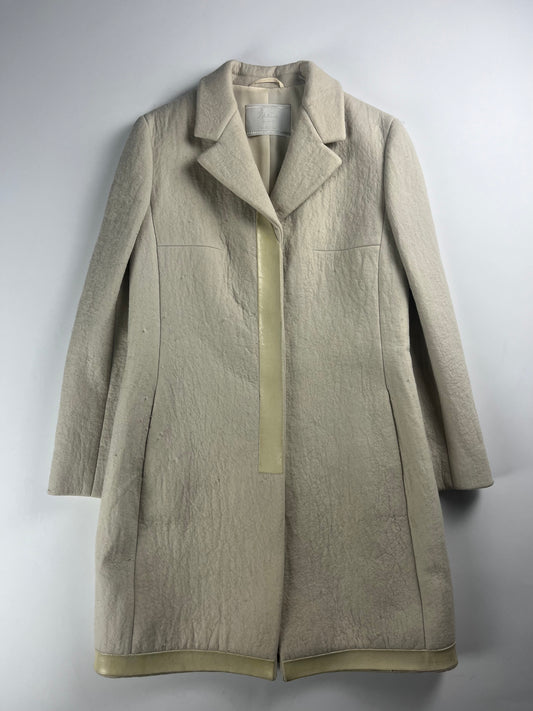 Prada White Wool Coat FW 1998 - S