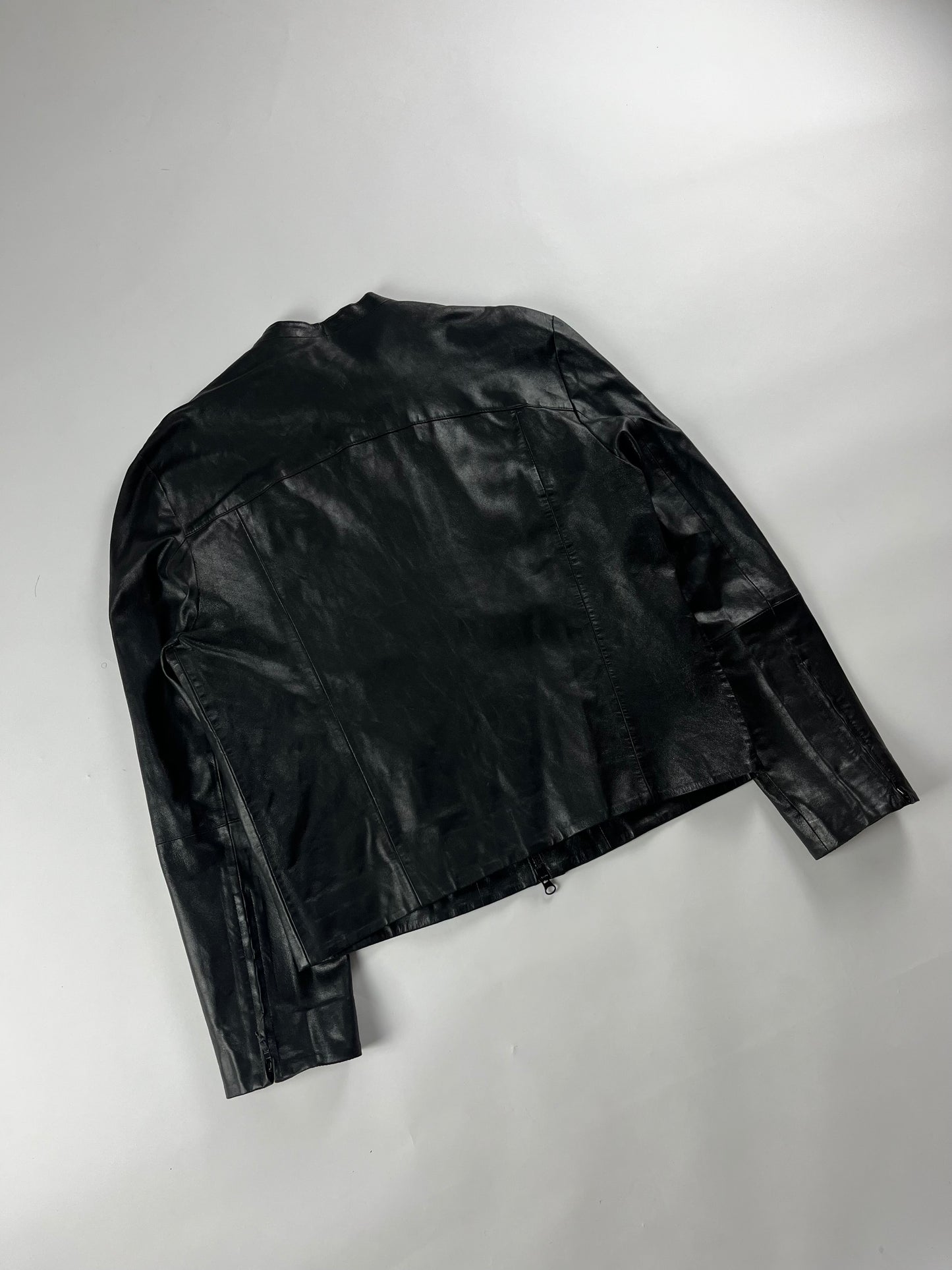 Givenchy Goat Leather Jacket 2000s - L