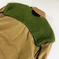Coach Sample Camel Mixed Animal Print Green Shearling Collar Bomber Jacket SS 2016 - M