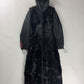 Prada Linea Rossa Convertible Sleeve Dyed Kid Fur Hooded Coat FW 1999 - S