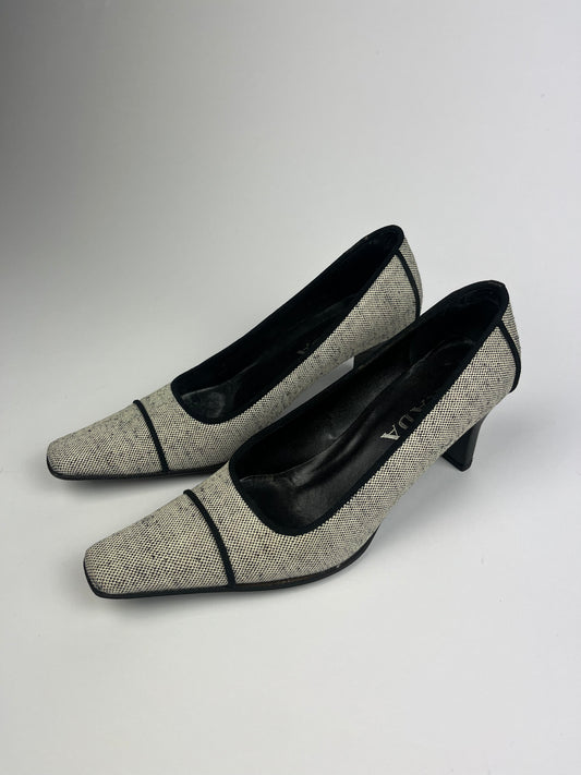 Prada Grey High Heels SS 1999 - 37,5 IT/38,5 EU