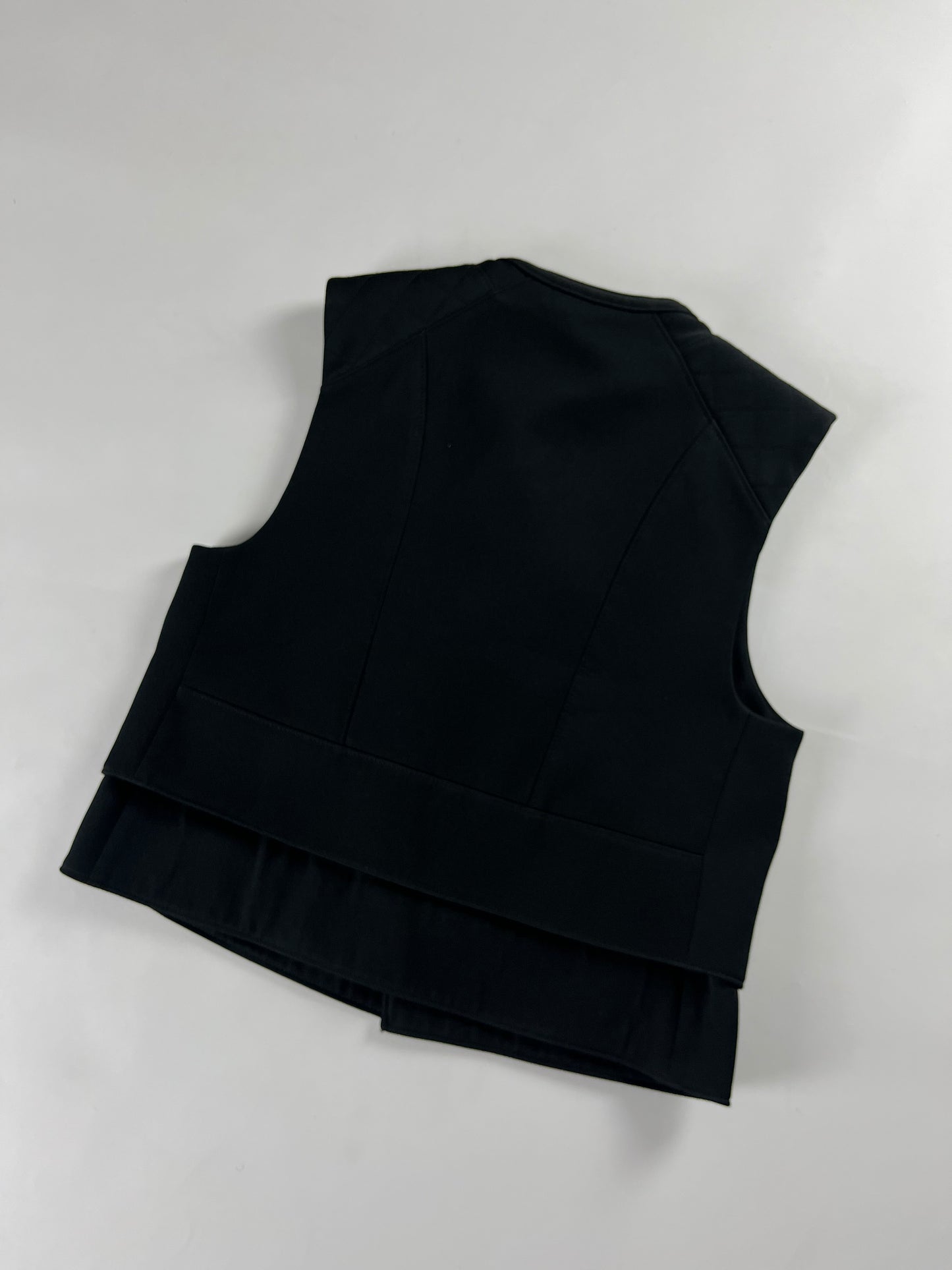 Balenciaga Black Zipped Moto Vest FW 2011 - S