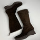 Prada Linea Rossa Aero Suede Platform Boots FW 1999 - 38 IT/39 EU