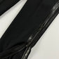 Gucci Leather Trimmed Zipper Pants FW 2001 - S