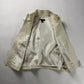 Louis Vuitton Cream Ivory Leather Zip Up Vest FW 2015 - S
