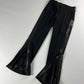 Gucci Leather Trimmed Zipper Pants FW 2001 - S