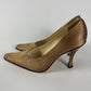 Prada Milano Patina Pump Golden Shaded Heels 1990s - 37,5 IT/38,5 EU