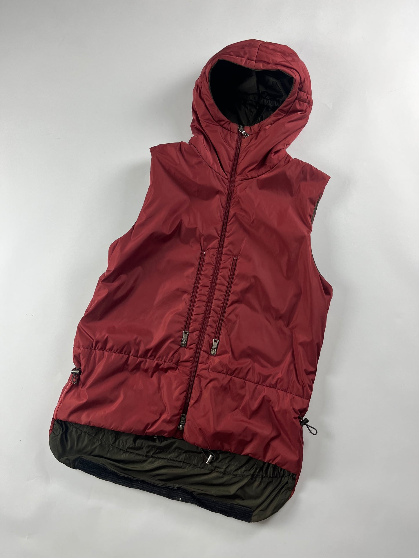 Prada Linea Rossa Balaclava Nylon Vest FW 1999 - M