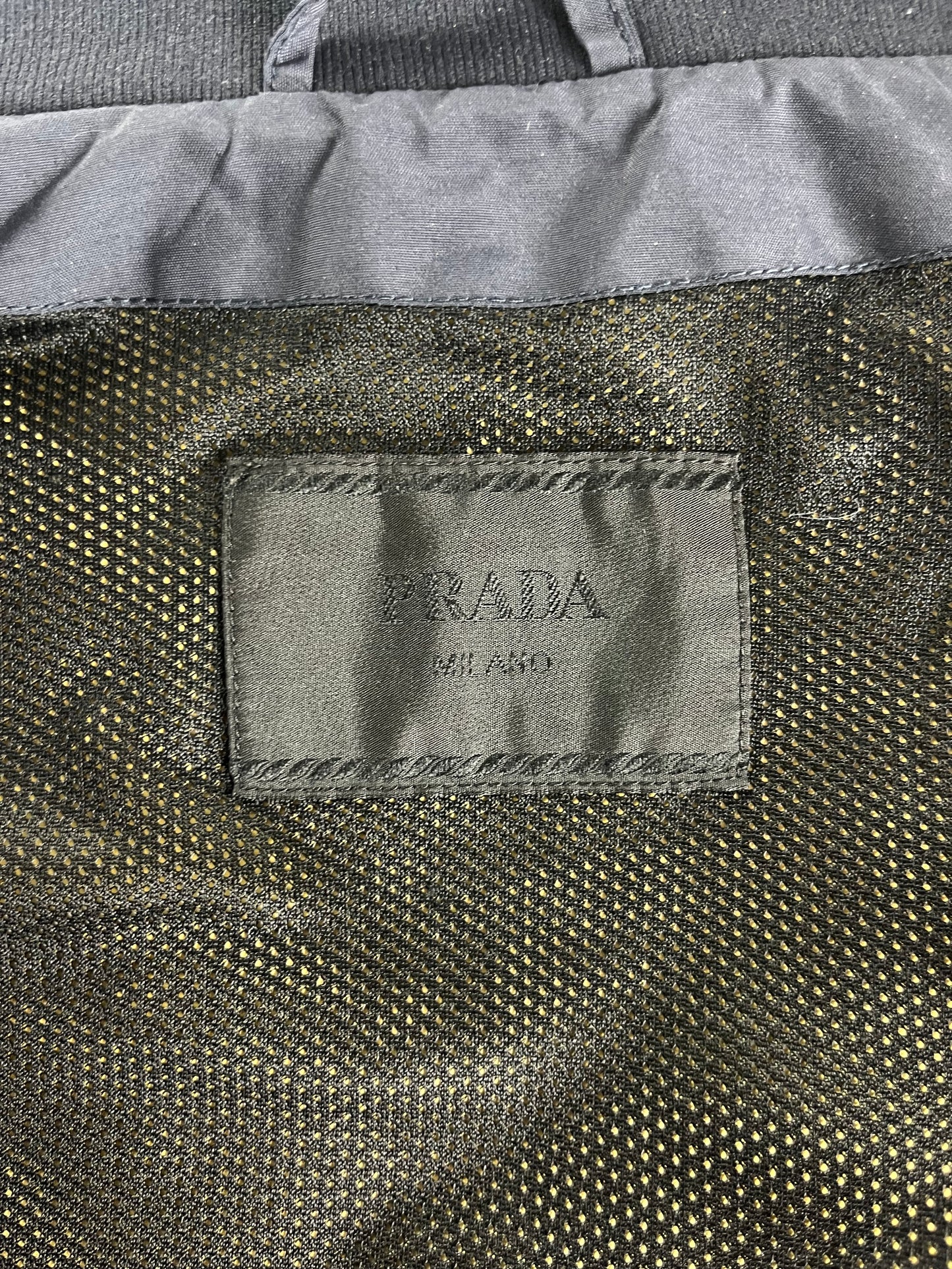 Prada Linea Rossa Marine Nylon Tech Moto Jacket FW 2006 - XL