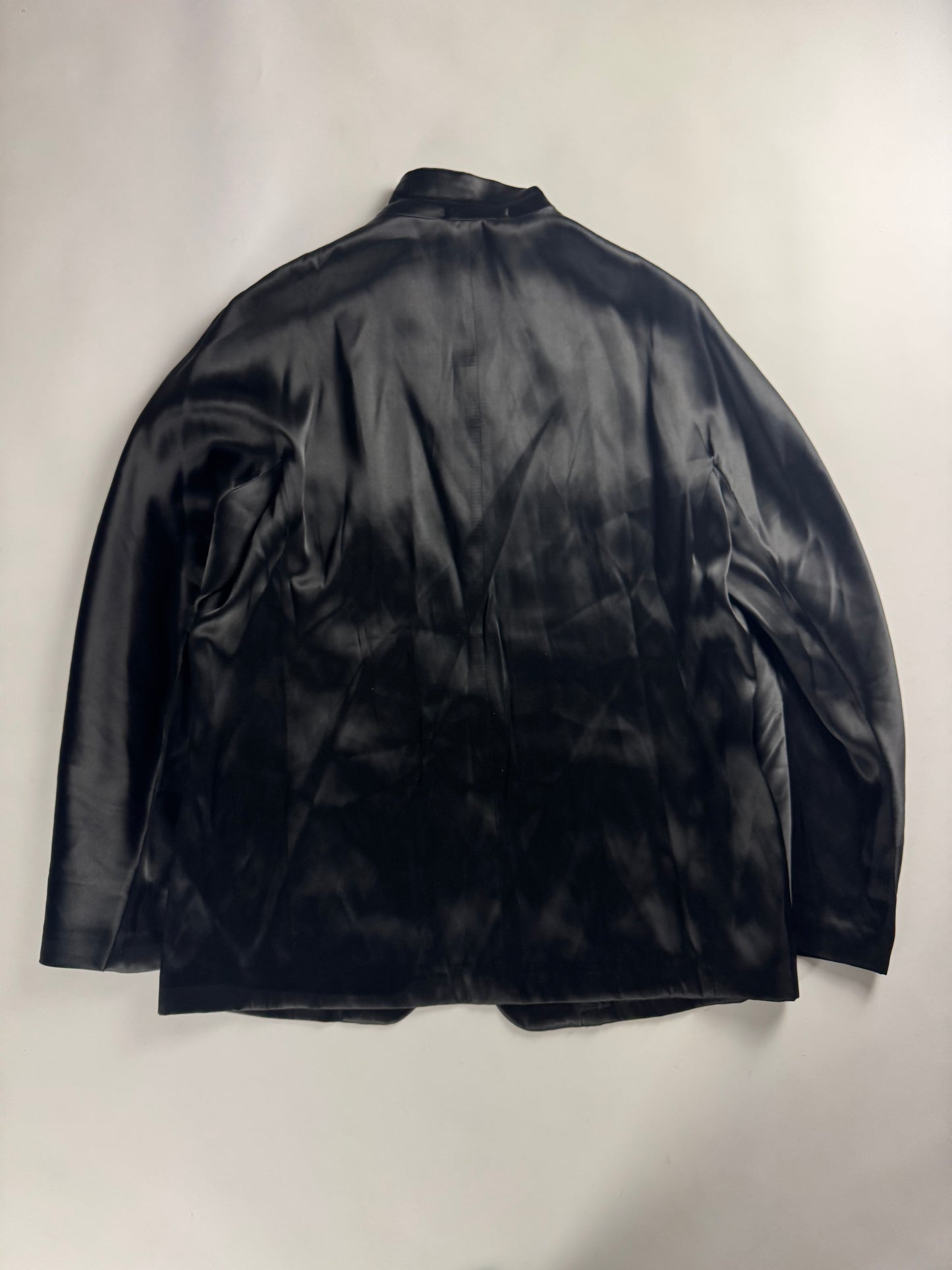 Yohji Yamamoto Pour Homme and Lustrous Night Drapey Satin Effect Blazer FW 1997 - M
