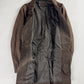 Prada Premium Brown Leather Three Pockets Long Coat FW 2003 - M