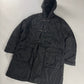Prada Multi Strapped Belt Black Nylon Long Safari Coat FW 1999 - M