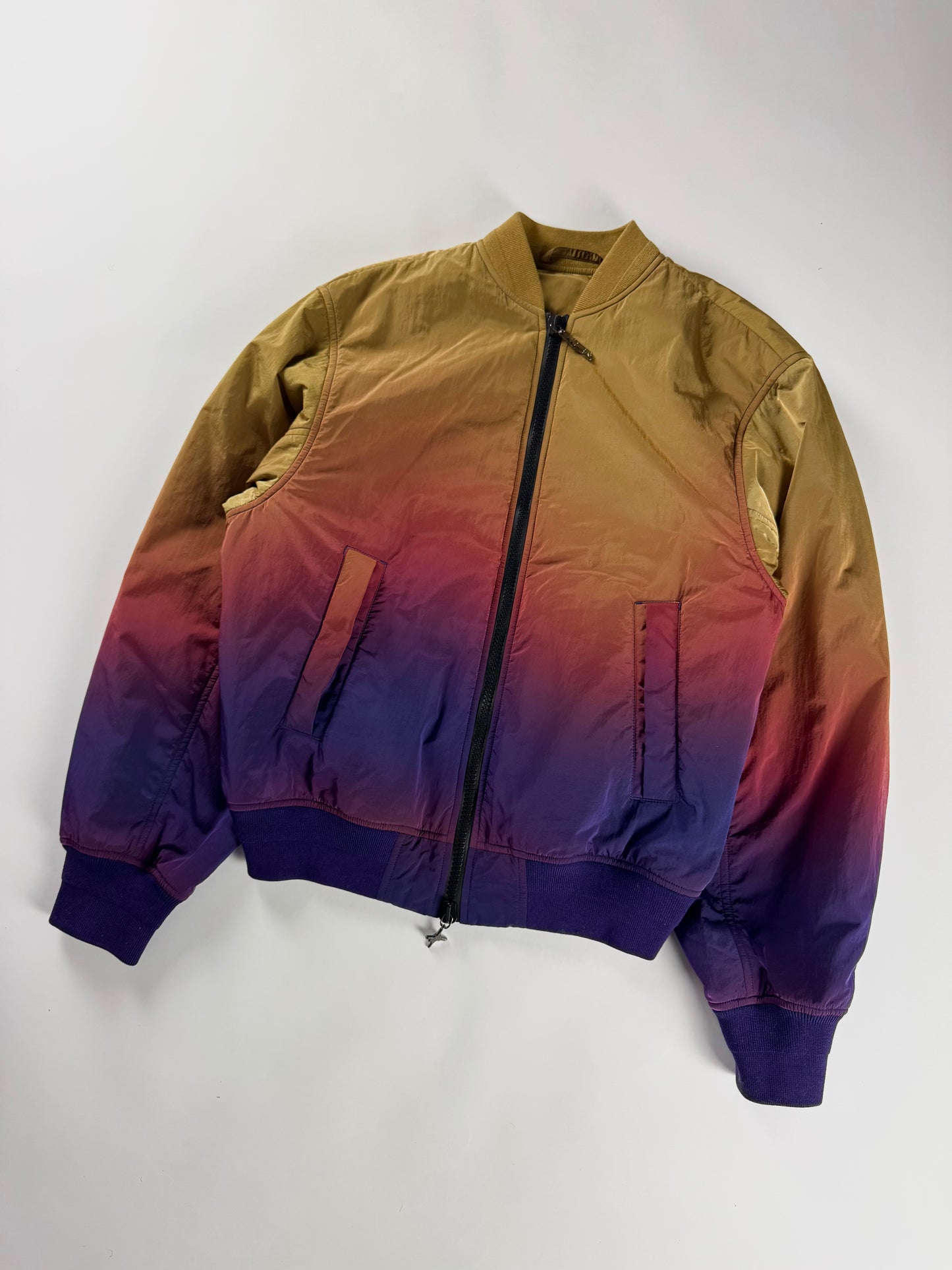 Dior x Lewis Hamilton Sample Afrofuturistic Gradient Bomber Jacket FW 2025 - M