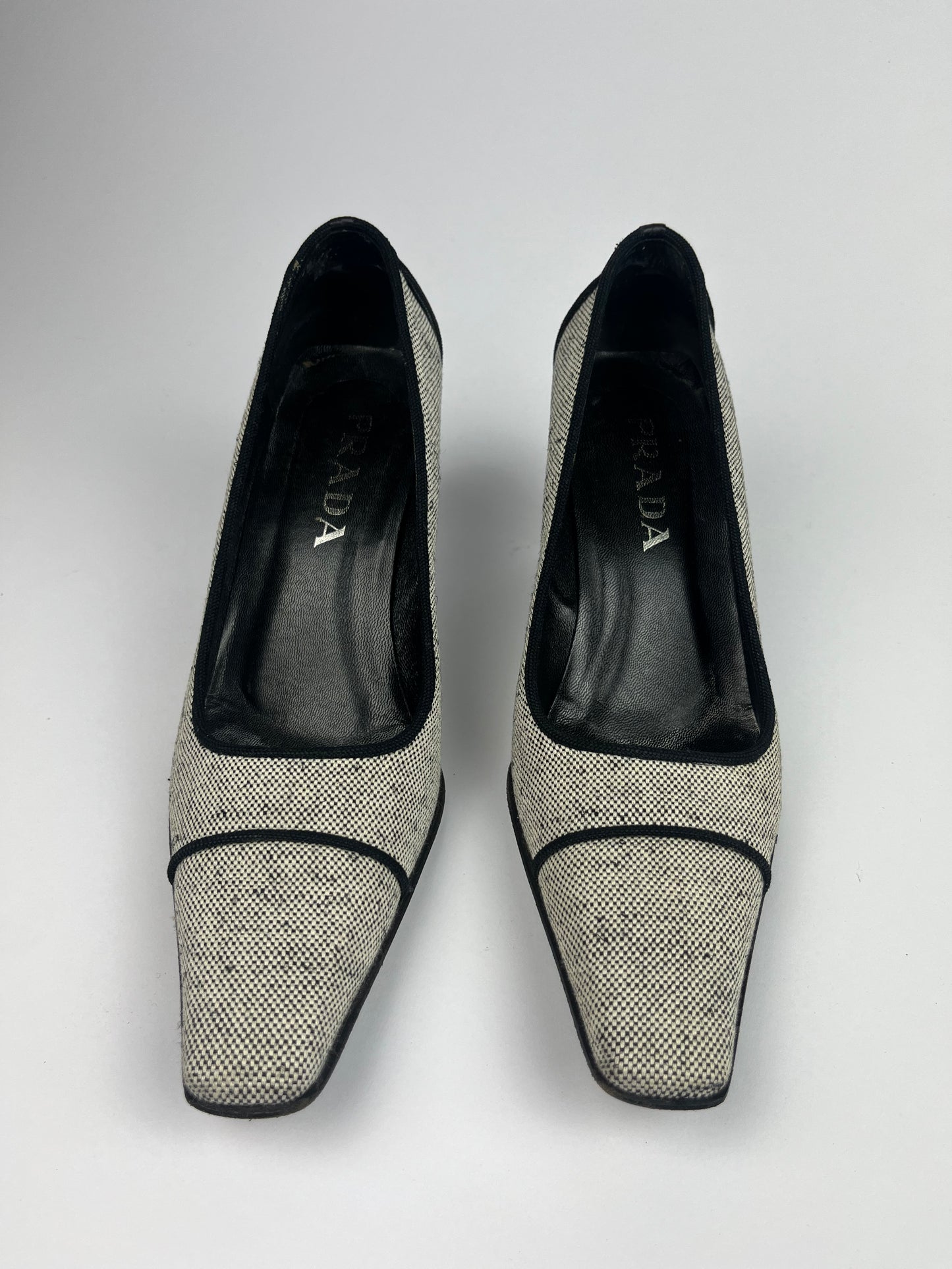 Prada Grey High Heels SS 1999 - 37,5 IT/38,5 EU