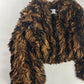 Balenciaga Couture Furry Cropped Boxy Shoulder Coat FW 2021 - S