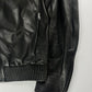 Prada Black Sample Leather Jacket SS 2014 - M