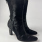 Celine Black Pony Hair Heel Ankle Boots 2000s - 38,5 EU