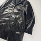 Prada Black Pure Soft Thick Leather Long Coat FW 1998 - L