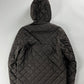 Prada Brown Quilted Hooded Jacket FW 2014 - M