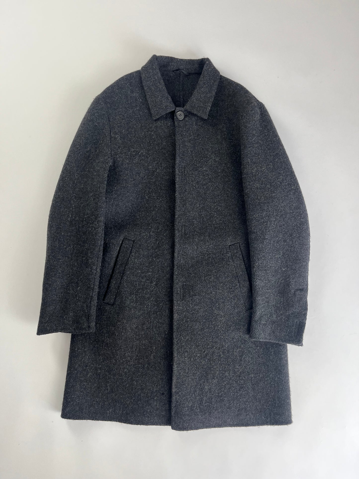 Prada Pure Shadow Grey Wool Coat FW 1998 - M