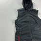Prada Linea Rossa Dark Hooded Vest SS 2000 - M