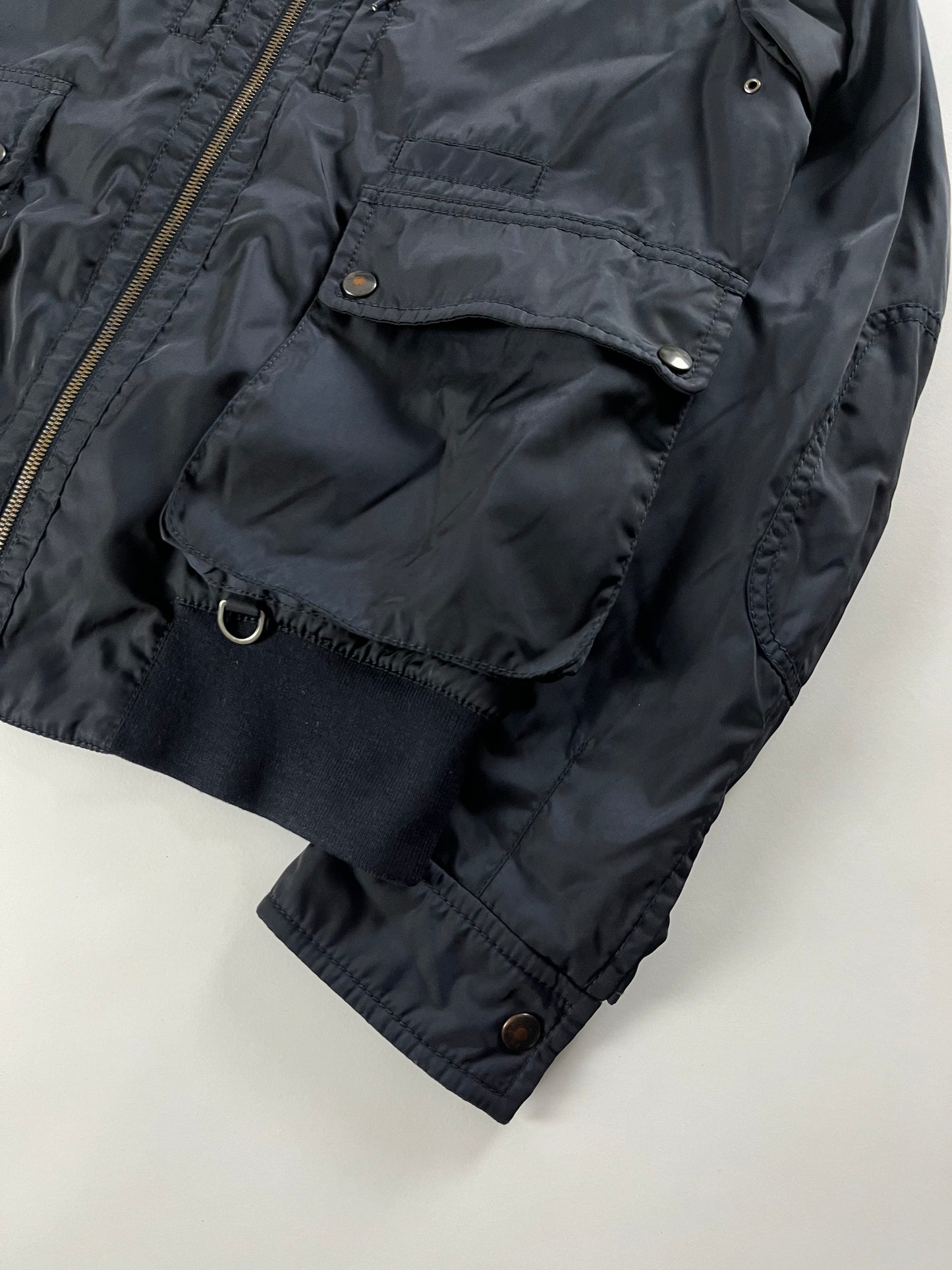 Prada Navy Double Pocket Parachute Jacket - S