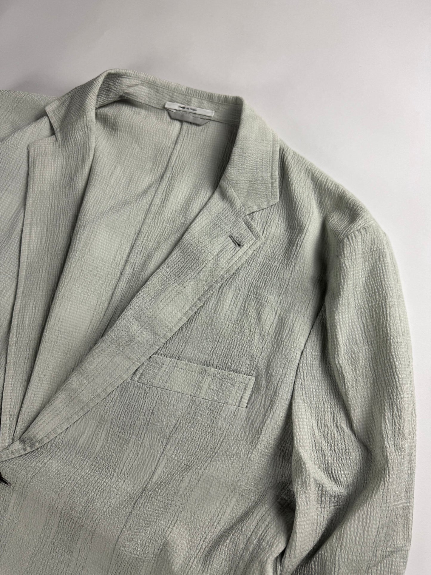 Hermès Sample Lightweight Stripe Patch Pocket Blazer FW 2019 - L