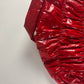 Prada Red Rush Textured Leather Effect Jacket SS 2007 - S