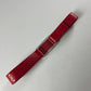 Prada Red Leather Snakeskin Translucent Belt FW 1999 - 70 cm