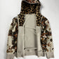 Bottega Veneta Baroque Tapestry Print Leopard Lined Hood Quilted Sleeves Zip Hoodie SS 2016 - S