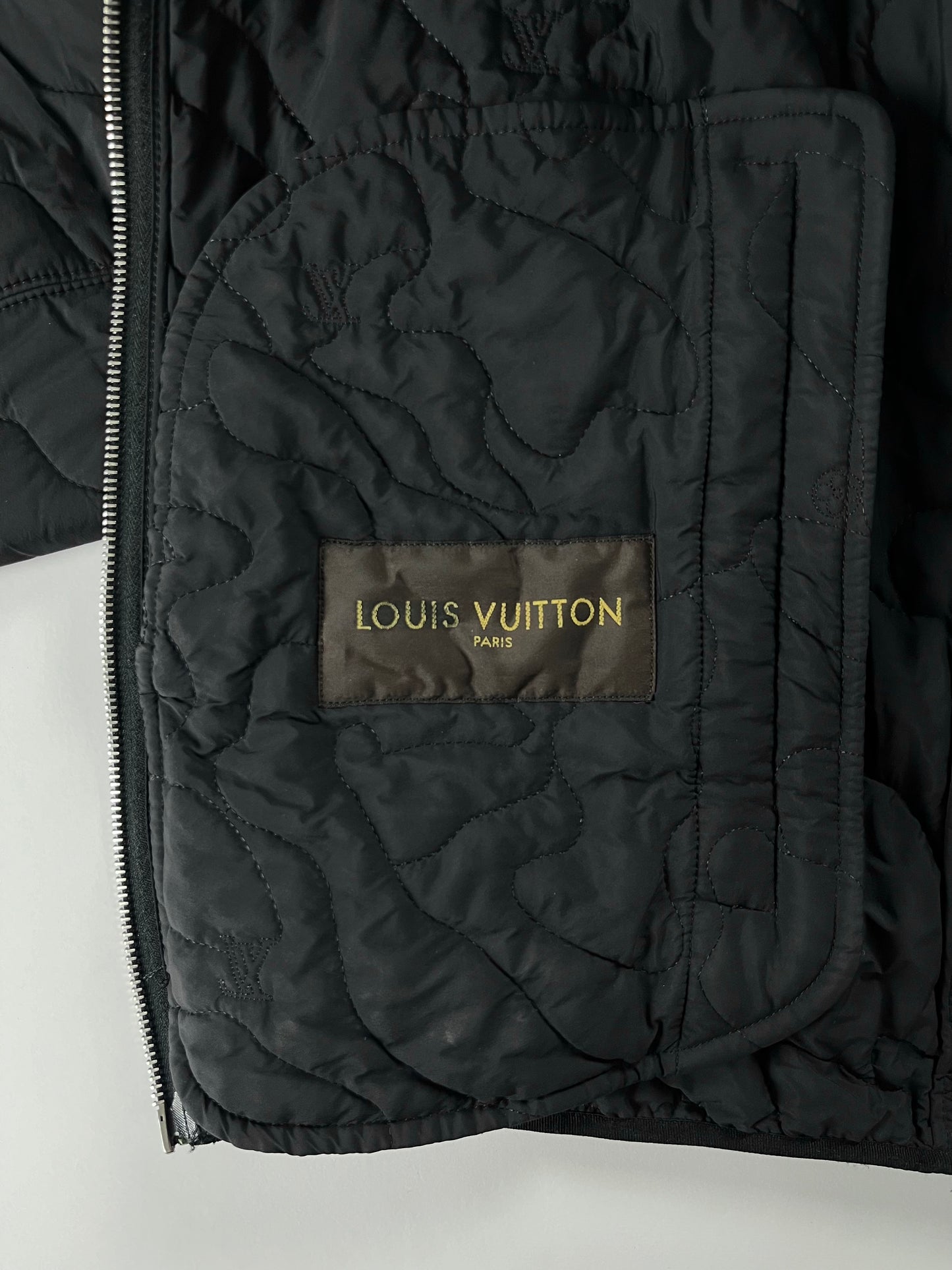 Louis Vuitton Monogram Down Bomber Jacket FW 2016 - L